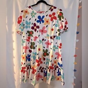 SHEIN Colorful Floral Print Dress - NWOT
